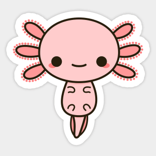 Kawaii axolotl Sticker